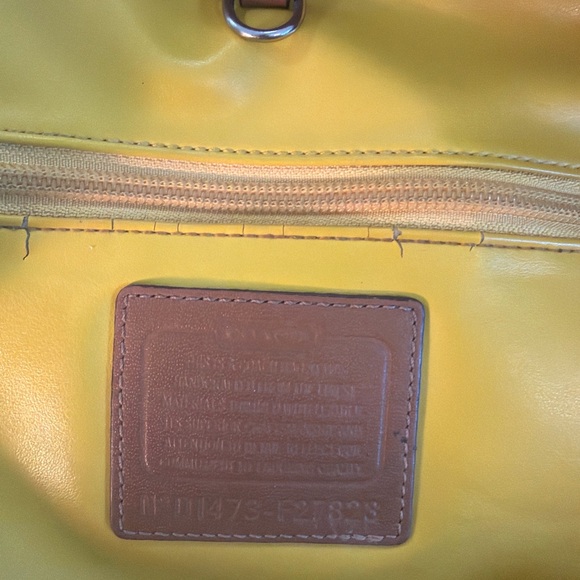 Coach Tanner Carryall Tote F27823 Brown Leather Legacy Shoulder Bag - Picture 10 of 10